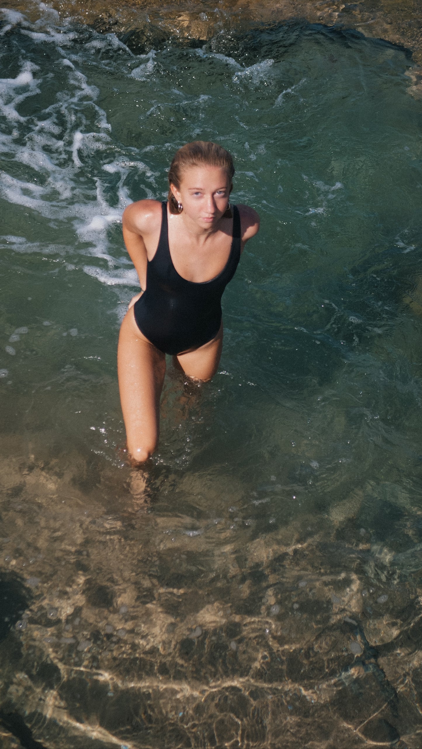 Olita One Piece - Charcoal x Plum